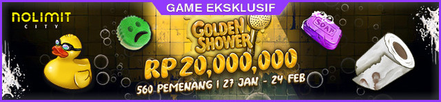 Promo Golden Shower di KAPALTOGEL